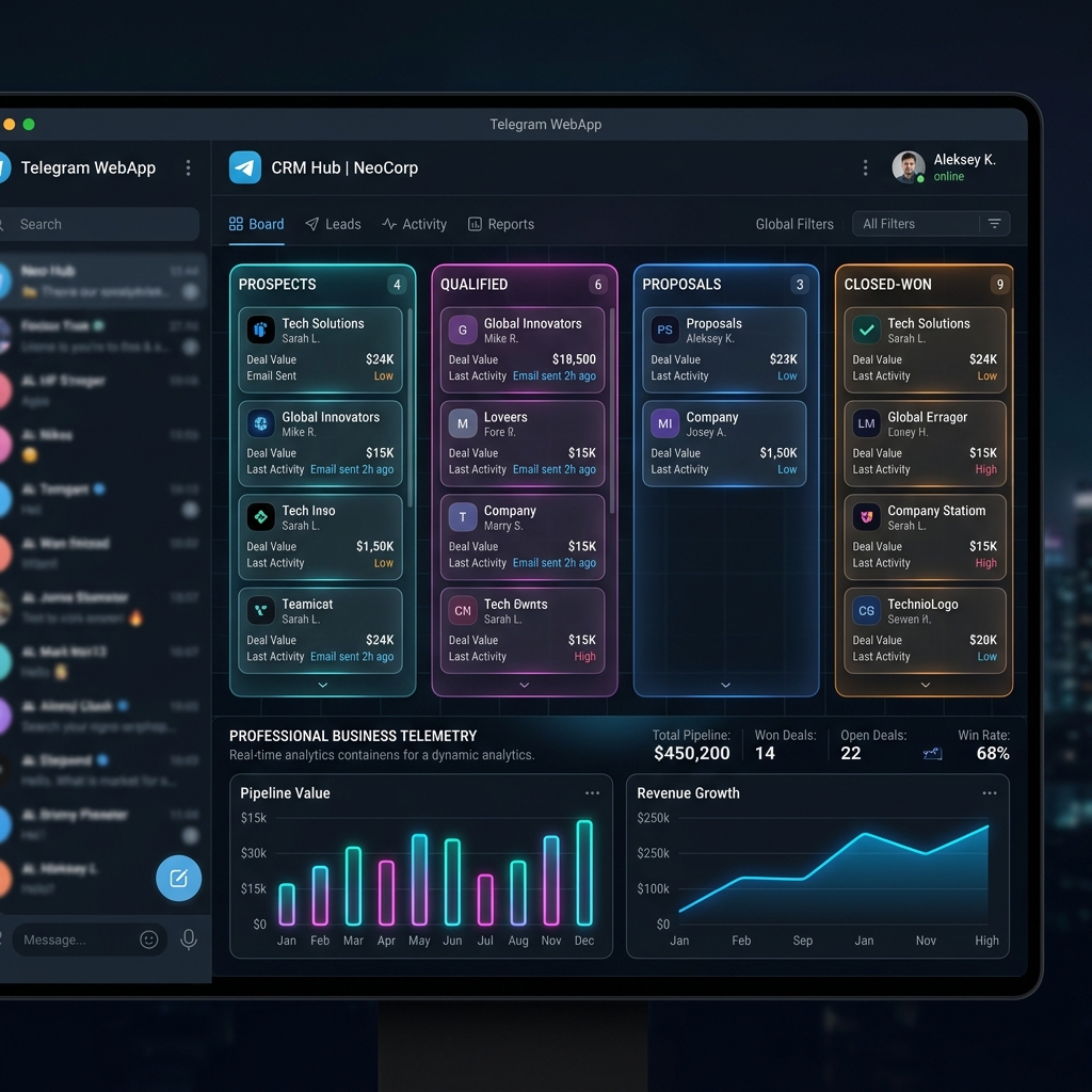 DiseCRM WebApp