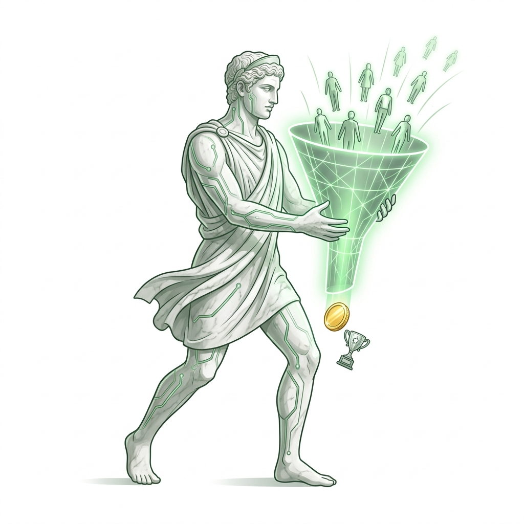 Cyber-Renaissance Statue
